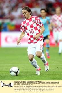 LUKA MODRIC CRO - GDANSK GDANSK ARENA 18.06.2012 EURO 2012 GROUP C CROATIA - SPAIN LUKA MODRIC CRO -  120618MIN001