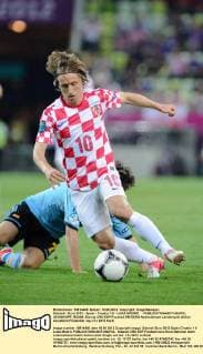 Gdansk - Euro 2012 - Spain - Croatia 1:0 - LUKA MODRIC -  20120618PF_RO009