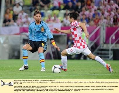 Gdansk - Euro 2012 - Spain - Croatia 1:0 - SERGIO RAMOS -  20120618PF_RO010