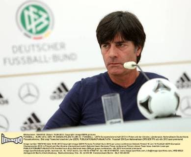 FUSSBALL - EURO 2012, GER, PK DANZIG,POLEN,19.JUN.12 - FUSSBALL - UEFA Europameisterschaft 2012 in Polen und der Ukraine, Länderspiel, Nationalteam Deutschland, Pressekonferenz. Bild zeigt Teamchef Joachim Löw (GER). 