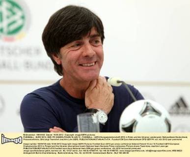 FUSSBALL - EURO 2012, GER, PK DANZIG,POLEN,19.JUN.12 - FUSSBALL - UEFA Europameisterschaft 2012 in Polen und der Ukraine, Länderspiel, Nationalteam Deutschland, Pressekonferenz. Bild zeigt Teamchef Joachim Löw (GER). 
