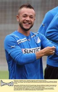 Hoffenheim , Fußball Trainingsauftakt TSG 1899 Hoffenheim im Dietmar Hopp Stadion in Hoffenheim Stephan Schröck
