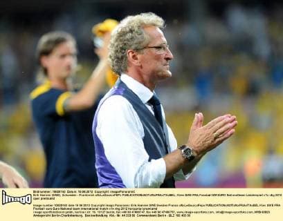 Erik Hamren (SWE), Schweden - Frankreich xNxLeGouicxFEPx 