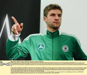 DFB Pressekonferenz mit Deutsche Fussball Nationalmannschaft, DFB EM Euro 2012 am 20.06.2012 in Danzig, P O L E N, Europameisterschaft 2012 in P o l e n, U k r a i n e