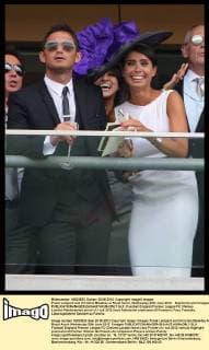 Frank Lampard and Christine Bleakley at Royal Ascot, Wednesday,20th June 2012. StephenxLock i-Images  SLK