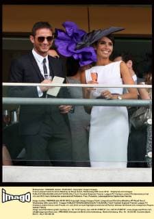 Frank Lampard and Christine Bleakley at Royal Ascot, Wednesday,20th June 2012. StephenxLock i-Images  SLK