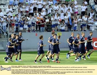 Krakau 20 06 2012 - Training Italien; 