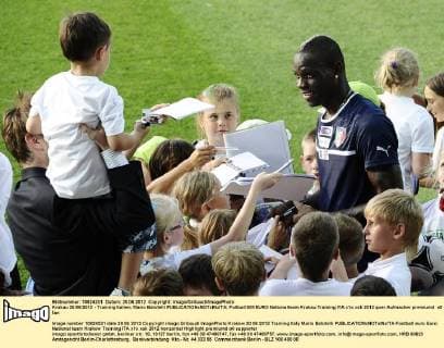 Krakau 20 06 2012 - Training Italien; Mario Balotelli 