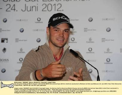 Der deutsche Golfprofi Martin Kaymer während der BMW International Open 2012 im Golfclub Lärchenhof in Pulheim bei Köln am Mittwoch, 20. Juni 2012. Foto: Peter Brenneken TriAss-Photo
