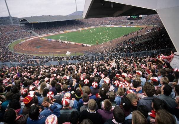 Fußball, Stadiongeschichte VfB Stuttgart Neckarstadion - Heimspielstätte des VfB Stuttgart