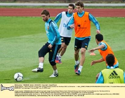 Sergio Ramos - Spain national soccer team during training session for the Euro 2012 in Gniewino --- delu_200612 