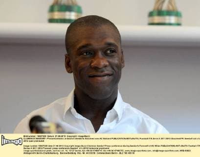 CLARENCE SEEDORF Pressekonferenz anlässlich Seedorfs Abschied vom AC Mailand