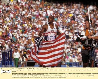 200m Olympiasieger Mike Marsh (USA)
