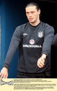 ANDY CARROLL National team of England train on June 22, 2012 in Cracow, Poland.  EN_01034724_0044