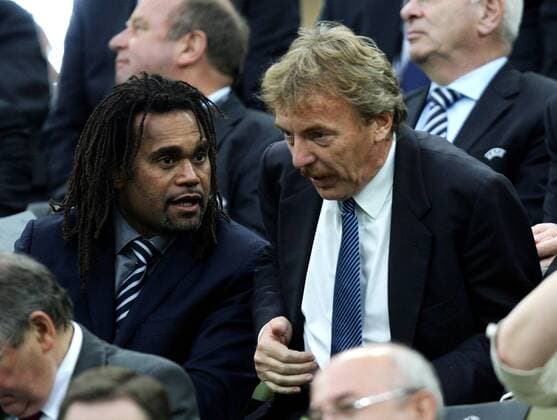 GDANSK GDANSK ARENA 22.06.2012 EURO 2012 QUARTERFINAL GERMANY - GREECE, CHRISTIAN KAREMBEU - ZBIGNIEW BONIEK -  120622MIN032