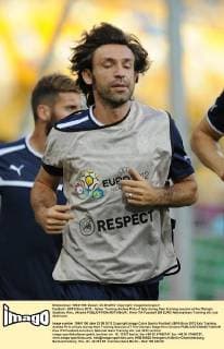 Football - UEFA Euro 2012 - Italien Training Andrea Pirlo of Italy during their training session at the Olympic Stadium, Kiev, Ukraine 