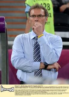 FUSSBALL EUROPAMEISTERSCHAFT 2012 VIERTELFINALE Spanien - Frankreich 23.06.2012 Trainer Laurent Blanc (Frankreich) 
