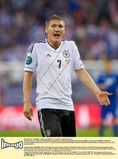 Fussball Danzig Gdansk 22.06.2012 Europameisterschaften Viertelfinale Deutschland (GER) - Griechenland (GRE) 4:2 Bastian Schweinsteiger (Deutschland, No.07)
