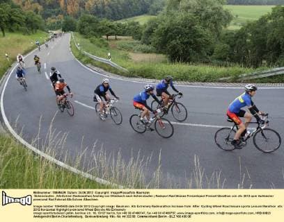Hohenstaufen , Alb-Extrem Radmarathon Anstieg von Ottenbach nach Hohenstaufen