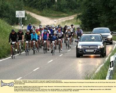 Hohenstaufen , Alb-Extrem Radmarathon Anstieg von Ottenbach nach Hohenstaufen