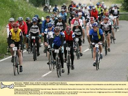 Hohenstaufen , Alb-Extrem Radmarathon Anstieg von Ottenbach nach Hohenstaufen