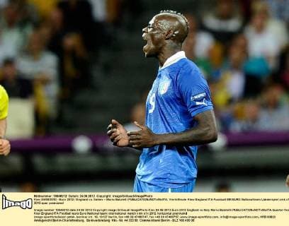 Kiev 24 06 2012 - Euro 2012 England vs. Italien -- Mario Balotelli 