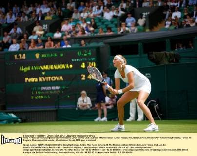 Petra Kvitova at The Championships Wimbledon, Lawn Tennis Club - London xMartinxSerasxLimax  ActionPlus20132000