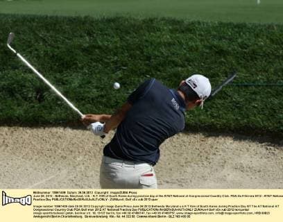 June 26, 2012 - Bethesda, Maryland, U.S. - K.T. KIM of South Korea during practice day at the AT&T National at Congressional Country Club. PGA Golf Herren 2012 - AT&T National - Practice Day - ZUMAcn4