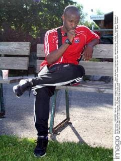 Savio Nsereko (Unterhaching) nachdenklich Fussball Testspiel Warngau 26.06.2012 SpVgg Unterhaching - FC Basel
