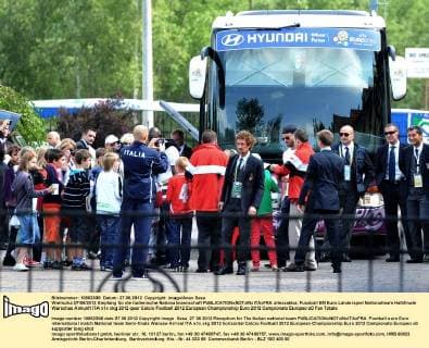Wieliczka 27 06 2012 Empfang für die italienische Nationalmannschaft allexsabba