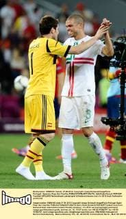 Portugal - Spanien, Pepe-Iker Casillas 