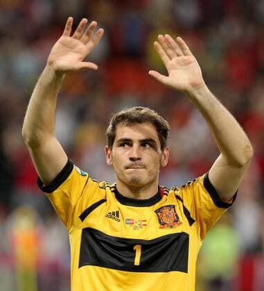 IKER CASILLAS EURO 2012: football championship the first of semifinals match. Spain vs. Portugal on June 27, 2012 in Donieck, Ukraine.  EN_01035710_0076