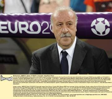 Vicente Del BOSQUE (ESP),Trainer,Aktion,Einzelbild,angeschnittenes Einzelmotiv,Portraet,Portrait,Porträt. Spiel 29,Halbfinale,Portugal (POR)-Spanien (ESP) am 27.06.2012 in Donetsk. Fussball UEFA EURO 2012 P o l e n U k r a i n e vom 08.06. - 01.07.2012.