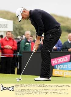 28.06.2012. County Antrim, Northern Ireland. Mark Foster of England during the first round of the Irish Open at Royal Portrush Golf Club in County Antrim, Northern Ireland xianxbinesx  ActionPlus11296849