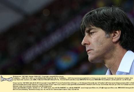 FUSSBALL - EURO 2012, GER vs ITA WARSCHAU,POLEN,28.JUN.12 - FUSSBALL - UEFA Europameisterschaft 2012 in Polen und der Ukraine, Halbfinale, Deutschland vs Italien. Bild zeigt Teamchef Joachim Löw (GER). 
