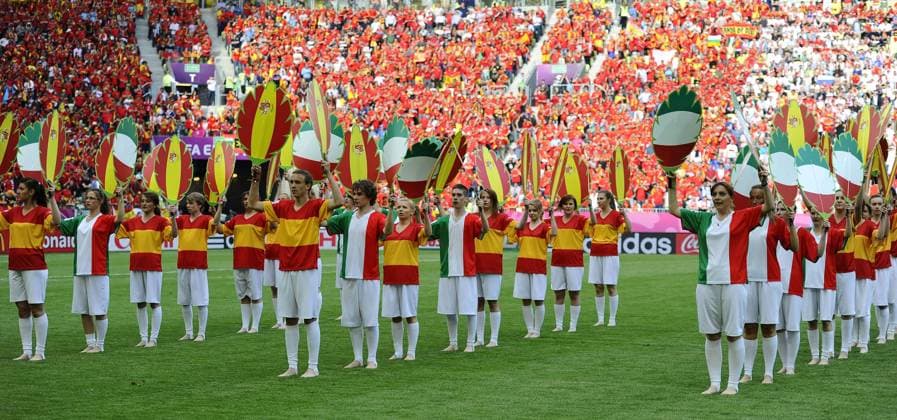 Danzig 10 06 2011 - Euro 2012 Spanien - Italien; 