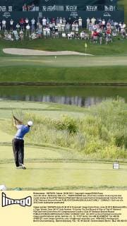 June 29, 2012 - Bethesda, MD, U.S. - TIGER WOODS tees off at hole number 10 during the 2nd round of play of the AT&T National PGA Golf Herren event held at Congressional Country Club AT&T National Second Round - ZUMAb21
