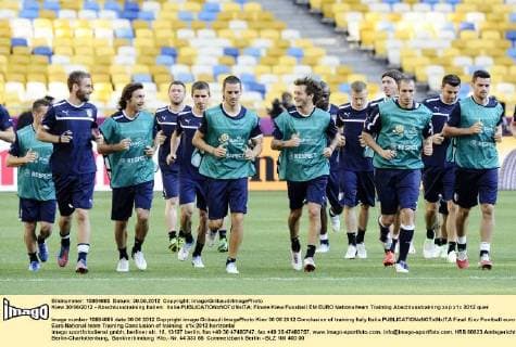 Kiew 30 06 2012 - Abschlusstraining Italien: Italia 