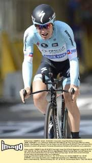 LIEGE, 30.06.2012, Levi Leibheimer (USA) beim Zweitfahren der Tour de France 2012 in Lüttich, Belgien