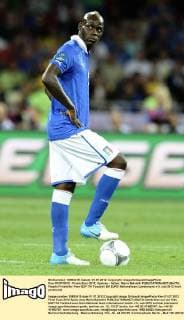 Kiev 01 07 2012 - Finale Euro 2012, Spanien - Italien: Mario Balotelli 