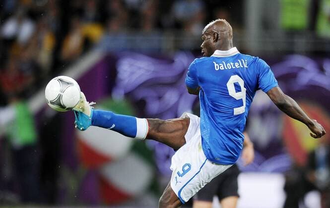 01.07.2012 KIEV FOOTBALL EUROPEAN CHAMPIONSHIPS UEFA EURO 2012 FINAL (FINAL GAME) (SPAIN VS. ITALY) N Z MARIO BALOTELLI  20120701LUK049