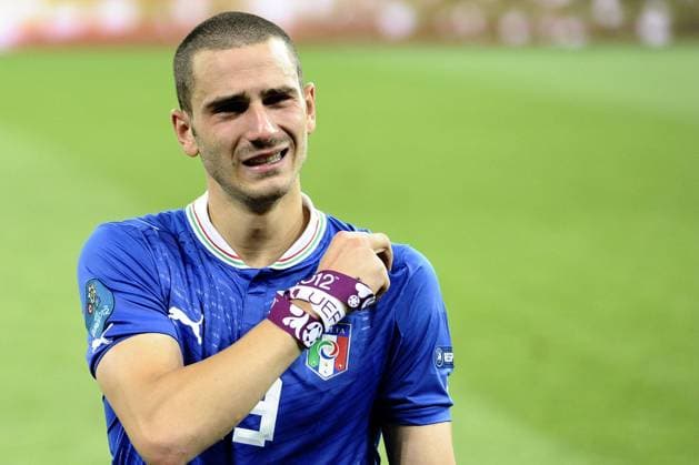 Kiev 01 07 2012 - Finale Euro 2012, Spanien - Italien: Leonardo Bonucci 