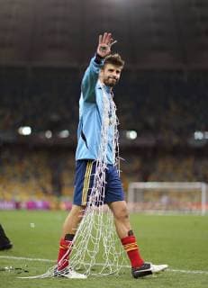 Kiew, 01.07.2012 Gerard Pique (Spanien) Spanien - Italien