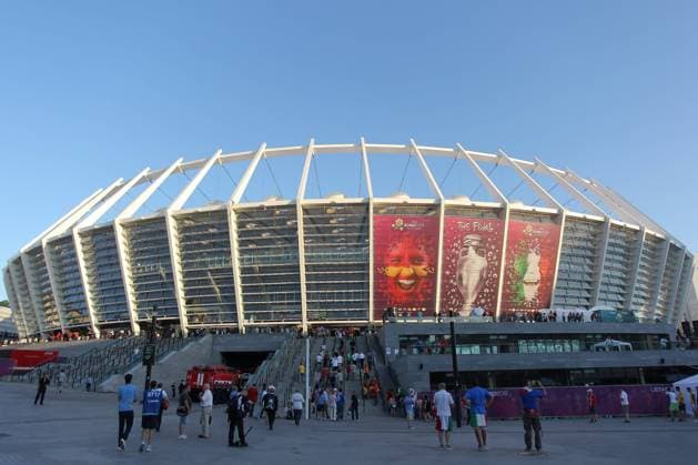 The final match of the European Football Championship 2012 on July 1, 2012 in Kiev. 