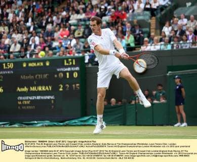 03.07.2012. The All England Lawn Tennis and Croquet Club. London, England. Andy Murray at The Championships Wimbledon, Lawn Tennis Club - London xMartinxSerasxLimax  ActionPlus20253874