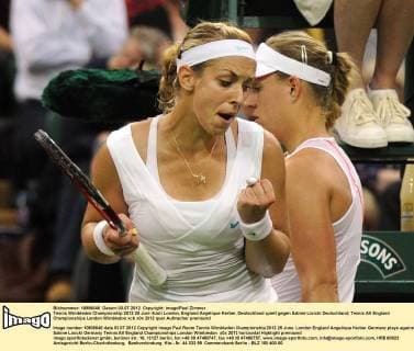 Tennis Wimbledon Championship 2012 25 Juni- 8Juli London, England Angelique Kerber, Deutschland spielt gegen Sabine Lisicki Deutschland