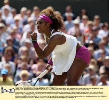 TENNIS - WTA, Wimbledon 2012 LONDON,ENGLAND,05.JUL.12 - TENNIS - WTA Tennis Damen Tour, Wimbledon 2012, Grand Slam. Bild zeigt den Jubel von Serena Williams (USA). 