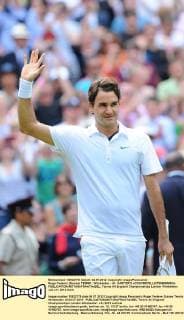 Roger Federer (Suisse) TENNIS : Wimbledon - J9 - 04 07 2012 xCOUVERCELLE TENNISMAGx 