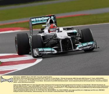 Motorsports: FIA Formula One World Championship 2012, Grand Prix of Great Britain, 7 Michael Schumacher (GER, Mercedes AMG Petronas F1 Team), xHOCHxZWEIx