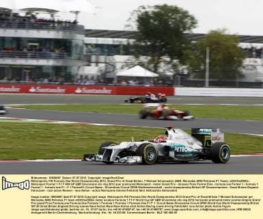 Motorsports: FIA Formula One World Championship 2012, Grand Prix of Great Britain, 7 Michael Schumacher (GER, Mercedes AMG Petronas F1 Team), xHOCHxZWEIx